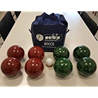 Jolly Professional 107 mm Mix - Juego de Bolas para el Tiempo Libre Unisex para Adulto- Rojo- Verde Oscuro Punteado- 107…